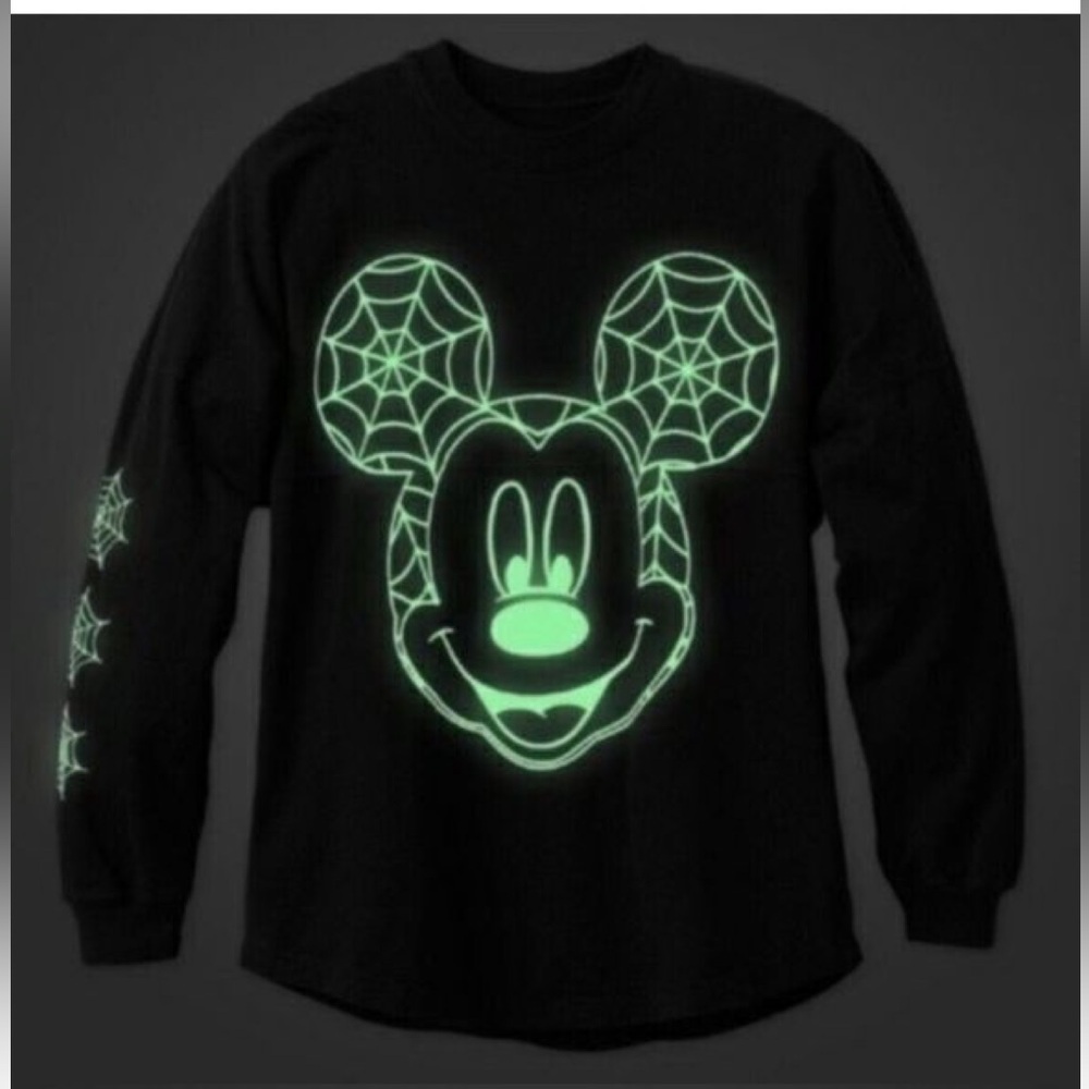 Disney Parks Little Boo Spirit Jersey Glow in The Dark kids XS